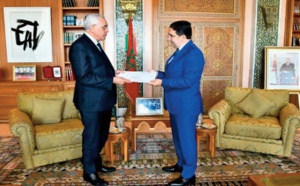 Nasser Bourita reçoit le ministre algérien de la justice porteur de la lettre d'invitation adressée à S.M le Roi pour assister au Sommet arabe