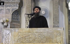 Abou Bakr Al-Baghdadi, le calife autoproclamé de l’EI, réclame l’allégeance des musulmans