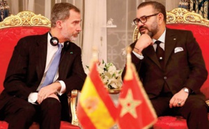 S.M le Roi félicite les Souverains d'Espagne à l'occasion de la fête nationale de leur pays