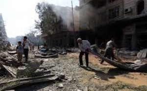 Violents combats  entre l’armée syrienne et les jihadistes de l’EI