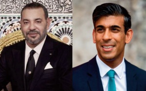 Message de félicitations de S.M le Roi au nouveau Premier ministre britannique, M. Rishi Sunak