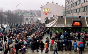 McDonald's pris en sandwich en Russie