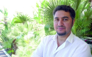 Le réalisateur Hicham Lasri au forum  du Festival du film francophone de Namur