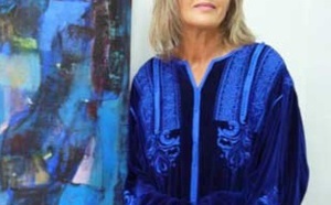 L'artiste peintre marocaine Fatema Binet-Ouakka  expose en France