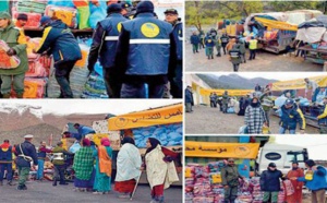 Intervention d'urgence en faveur des populations affectées par les chutes de neige