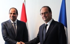 ​Le président égyptien  Sissi à Paris