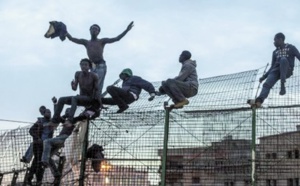 ​Une trentaine d’immigrants clandestins entrent de force à  Mellilia