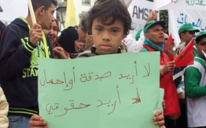 Manifestation à Rabat contre la marginalisation des handicapés mentaux