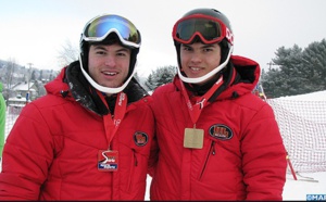​Quatre médailles pour les frères Lamhamedi sur le circuit de la FIS