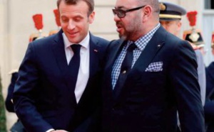 SM le Roi félicite le président français à l'occasion de la fête nationale de son pays