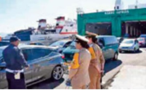 Plus de 1,2 million de voyageurs ont transité par les ports marocains jusqu'au 31 juillet
