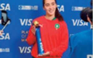 Anissa Lahmari désignée meilleure joueuse du match