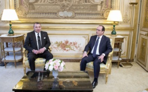 S.M Mohammed VI reçu à l’Elysée