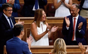 La candidate du PSOE, Francina Armengol, élue présidente du Congrès des députés