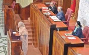 Hasna Abouzaid tacle Ramid au Parlement Hasna Abouzaid tacle Ramid au Parlement