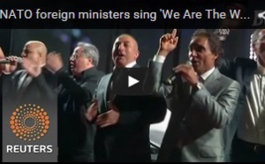 Quand les ministres turc et grec chantent "We are the world"