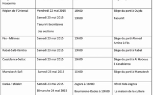 Rencontres régionales de l’USFP Rencontres régionales de l’USFP