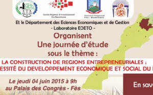 ​L’entrepreneuriat, stimulateur du développement régional