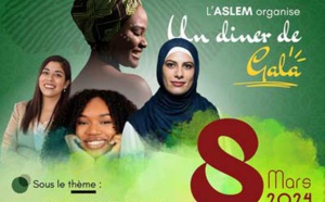 L’ASLEM organise un dîner de gala en l’honneur de la femme à Rabat