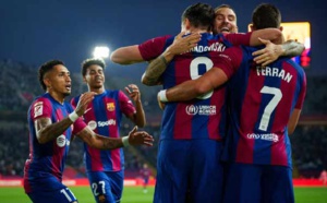Le Barça renverse Valence grâce à un triplé de Lewandowski