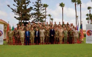 Remise de Wissams Royaux à des responsables militaires américains