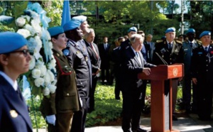 Le SG de l'ONU honore deux Casques bleus des Forces Armées Royales décédés au service de la paix