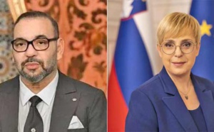 Sa Majesté le Roi félicite la Présidente slovène à l'occasion de la fête nationale de son pays