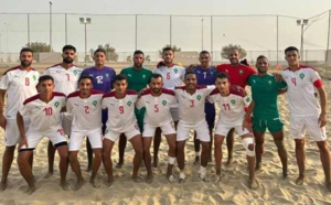 L’équipe nationale "A" de beach-soccer en stage à Salé