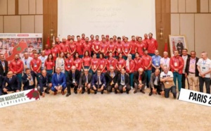 Présentation à Rabat des athlètes marocains qualifiés aux JO Paris-2024