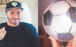 Karim Benzema s’offre un ballon en diamants d’une valeur de 250.000 dollars