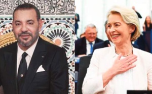 SM le Roi félicite Mme Ursula Von Der Leyen à l'occasion de son élection à la tête de la Commission européenne pour un nouveau mandat