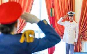 Sa Majesté le Roi reçoit les vœux de la famille des Forces Armées Royales