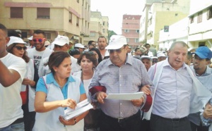 Driss Lachguar préside la marche de Yacoub El Mansour