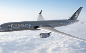 Four Seasons Private Jet atterrit à la ville ocre