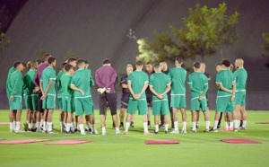 Séance d’entraînement du Onze national au Complexe Mohammed VI de football