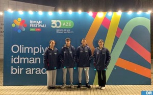 Participation marocaine au festival "Capitale du sport" de Quba