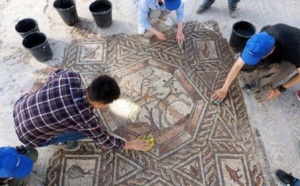 Une remarquable mosaïque vieille de 1700 ans dévoilée en Israël