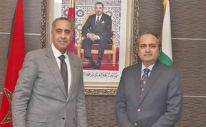 Abdellatif Hammouchi reçoit l'Inspecteur général par intérim de la Police au ministère pakistanais de l'Intérieur
