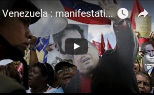Venezuela : manifestation chaviste contre opposition iconoclaste