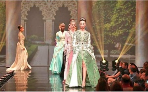 8ème Maroc Fashion Week : Marrakech vibre au rythme d'un défilé célébrant l’élégance du caftan marocain