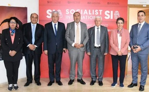 Le Premier secrétaire de l’USFP reçoit Abbas Zaki, membre du Comité central du Fatah