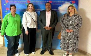 Driss Lachguar s’entretient avec des représentantes du parti social-démocrate biélorusse