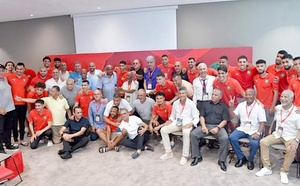 Réception en l'honneur d'anciens internationaux marocains