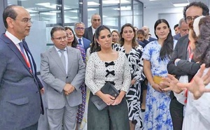 La Première Dame de la République du Salvador visite le Centre Lalla Asmaa pour enfants sourds à Tanger