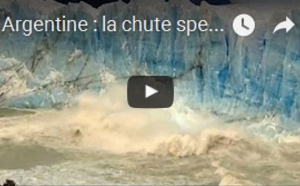 Argentine : la chute spectaculaire d'une arche de glace