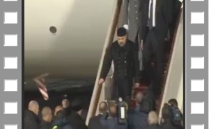 Arrivée de S.M. le Roi Mohammed VI à l'aéroport international de Vnoukovo à Moscou