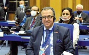 Azzeddine Farhane réitère à Vienne l’attachement du Maroc, sous la Conduite éclairée de Sa Majesté le Roi Mohammed VI, aux principes de la coopération Sud-Sud et de la solidarité africaine