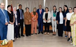 Le Premier secrétaire reçoit une délégation de membres des organisations féminines partisanes