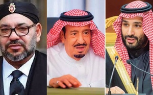 SM le Roi félicite le Serviteur des deux Lieux Saints de l'Islam et le Prince héritier d'Arabie Saoudite à l'occasion de la fête nationale de leur pays