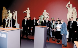 S.M le Roi inaugure l'exposition “Maroc-Russie, une histoire antique partagée”